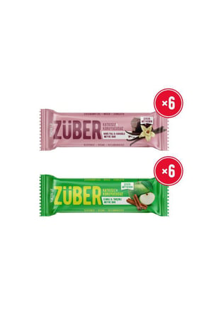Meyve Bar İkili Deneme Paketi 40g x 12 Adet (Vanilyalı ve Kakaolu, Elmalı ve Tarçınlı)