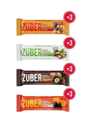 Meyve Bar Tanışma Paketi 40g x 12 Adet (Yer Fıstıklı, Antep Fıstıklı, Fındıklı, Portakallı)