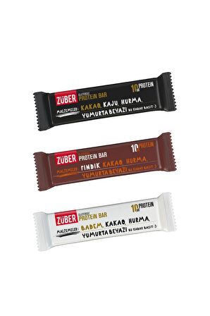 Züber Protein Bar Deneme Paketi 35g X 3 Adet