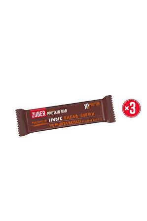 Züber Protein Bar Fındıklı 40g x 3 Adet