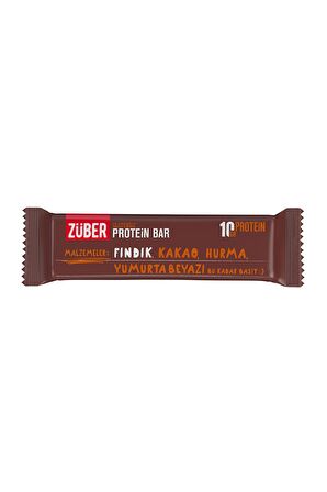 Züber Fındıklı Protein Barı - 12 Adet x 35Gr