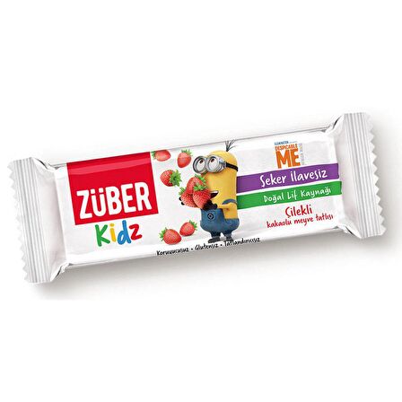 Kidz Çilekli & Kakaolu Meyve Tatlısı(30gr) - Züber