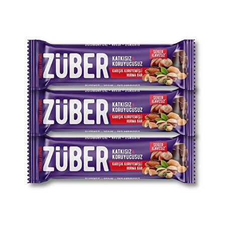 Züber Karışık Kuruyemiş Bar 3x35 gr