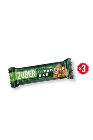 Hi Protein Vegan Yer Fıstığı Ezmeli Yüksek Protein Bar 45g x 3 Adet (15g Protein)