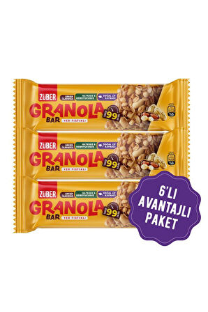 Granola Bar Yer Fıstıklı 25g X 6 Adet