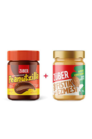 Peanutzilla x1+ %100 Fıstık Ezmesi x1