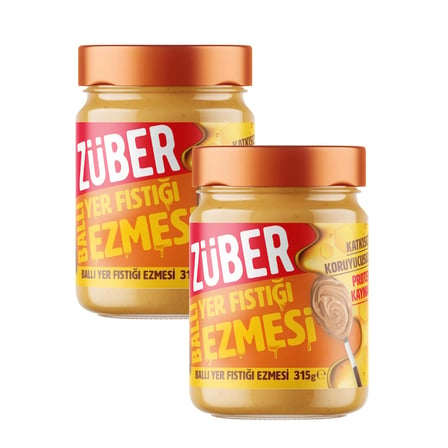 Ballı Yer Fıstığı Ezmesi 315g x 2 Adet