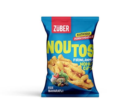 Züber Noutos Fırınlanmış Nohut Cipsi Ege 55 g