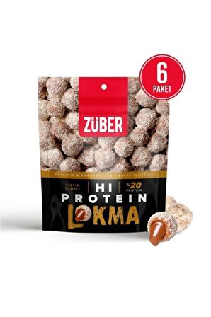 Hi Protein Lokma Fıstık Ezmeli, 84g X 6 Paket