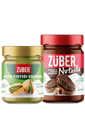 Antep Fıstığı Kreması 200 g + Nutzilla Fındık Kreması Kakaolu 315 g