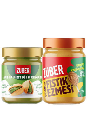 Antep Fıstığı Kreması 200 g + Original Fıstık Ezmesi 315 g