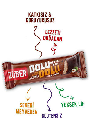Dolu Dolu Meyve Bar Fındık Ezmeli 30g x 12 Adet