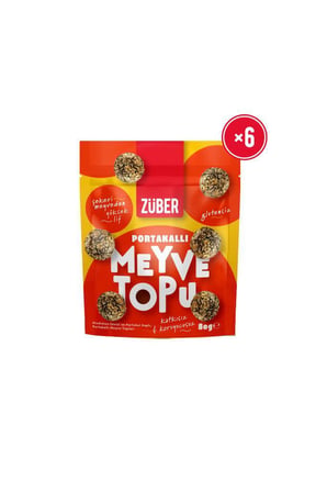 Meyve Topu Portakallı 80g x 6 Adet