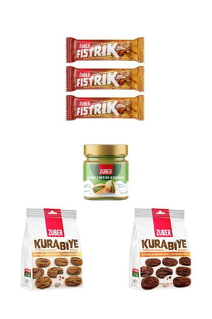 Tanışma Paketi - Antep Fıstığı Kreması x1, Kurabiye x2 (Yulaflı, Kakaolu), Fıstrık x3