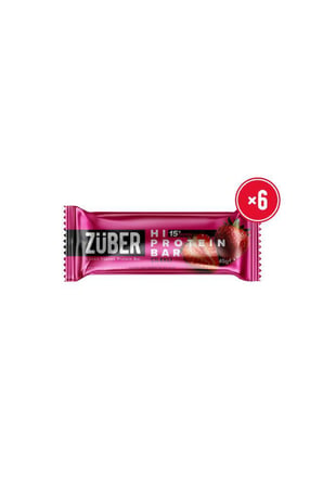 Çilekli Hi Protein Bar 45g x 6 Adet (15g protein)
