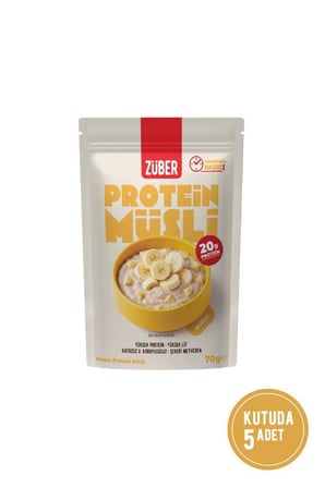 Muzlu Yulaflı Protein Müsli (20g Protein) 70g x 5 Adet