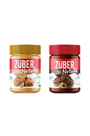 İkili Nutzilla Seti - Nutzilla Fındık Kreması 315g x 1 Adet (Yeni) +  Nutzilla Kakaolu Fındık Kreması 315g x 1 Adet