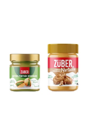 Nutzilla Fındık Kreması 315g x 1 Adet (Yeni) + Antep Fıstığı Kreması 200g x 1 Adet