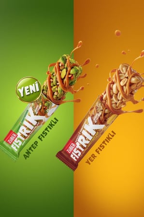Fıstrık Antep Fıstıklı Kuruyemiş Bar 23g x 6 Adet + Fıstrık Yer Fıstıklı Kuruyemiş Bar 30g x 6 Adet