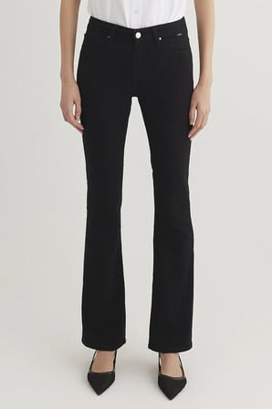 Mavi Molly Flare Normal Bel Çizme Paça Jeans Kadın KOT PANTOLON 1013624623 SİYAH