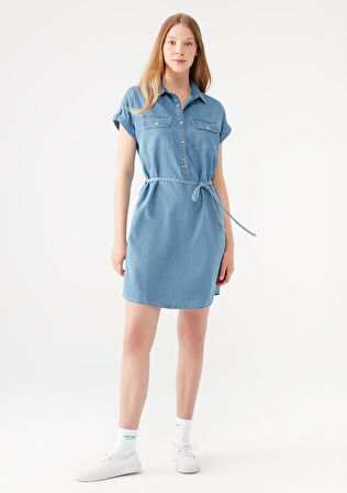 Mavi Barbara Lux Touch Jean Elbise - TENCEL(TM) 130548-26176