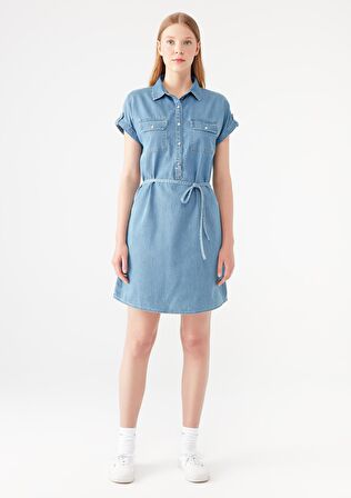 Mavi Barbara Lux Touch Jean Elbise - TENCEL(TM) 130548-26176