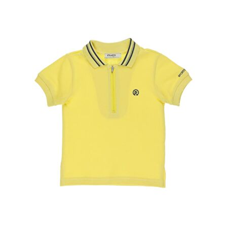 Panço Erkek Bebek Polo Yaka Kısa Kollu T-shirt