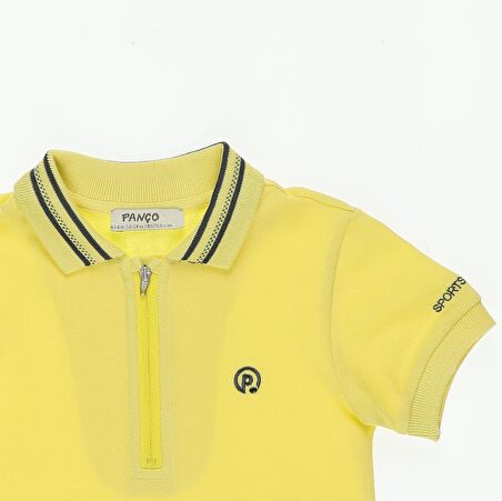 Panço Erkek Bebek Polo Yaka Kısa Kollu T-shirt