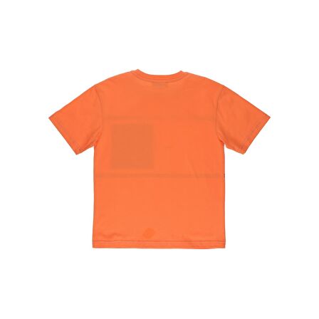 Panço Erkek Çocuk Fermuar Detaylı T-shirt Somon