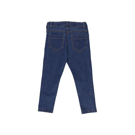 Panço Erkek Çocuk Yırtık Yıkamalı Denim Pantolon Lacivert