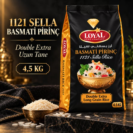 Loyal 1121 Silla Basmati Pirinç 4,5 Kg