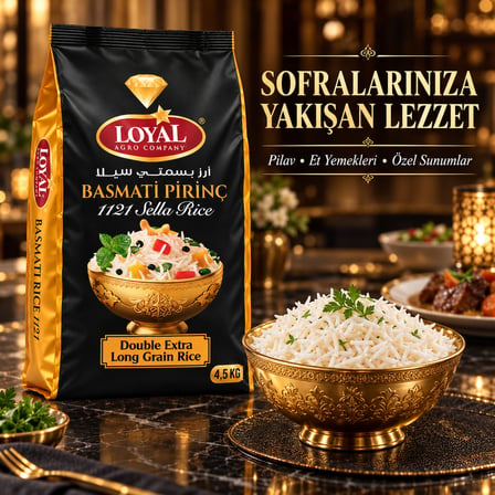Loyal 1121 Silla Basmati Pirinç 4,5 Kg