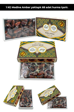 Medine Amber Hurması 250g Tadımlık Yeni Mahsul Tok Tutan Lif Deposu Sporcu Hurması Diyet Uygun Hurma
