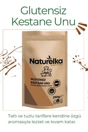Naturelka Glutensiz Aydın Kestanesi Unu 250 gr