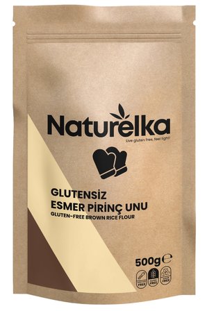 Naturelka Glutensiz Esmer Pirinç Unu 500 gr