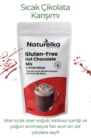 Glutensiz Sıcak Çikolata Karışımı 250 Gr