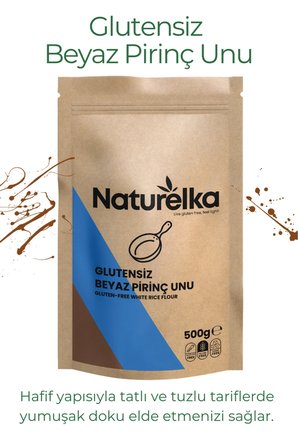 Glutensiz Beyaz Pirinç Unu 500 Gr