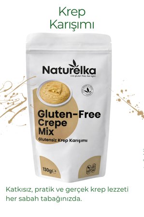Naturelka Glutensiz Krep Karışımı 130 Gr