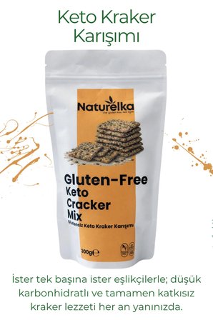 Glutensiz Keto Kraker Karışımı 250 Gr