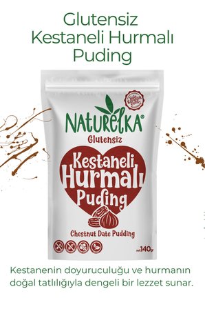 Glutensiz Kestaneli Hurmalı Puding 140 Gr