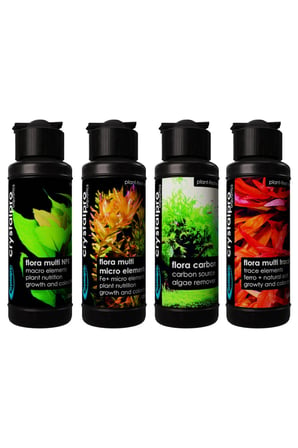 Flora Nutrition 4x125ml - High Tech Profesyonel Bitkili Akvaryum Tam Kapsayıcı Gübre Seti