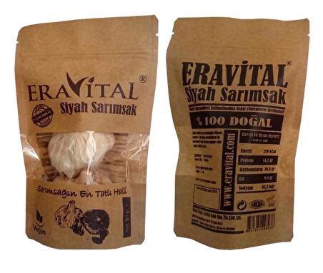 Eravital Siyah Sarımsak 50 gr