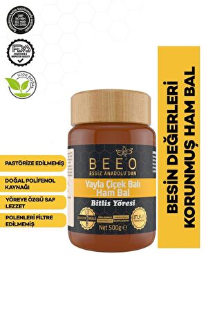 Beeo Yayla Çiçek Balı Bingöl Yöresi 500 gr