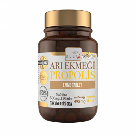 Bee'o Up Arı Ekmeği + Propolis 120 Tablet