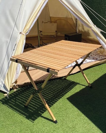 Campout Katlanır Ahşap Masa