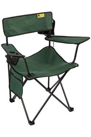 FUNKY CHAIRS Camper Katlanabilir Kamp Piknik Sandalyesi - Petrol Yeşili/Siyah