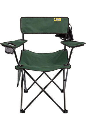 FUNKY CHAIRS Camper Katlanabilir Kamp Piknik Sandalyesi - Petrol Yeşili/Siyah