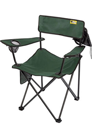 FUNKY CHAIRS Camper Katlanabilir Kamp Piknik Sandalyesi - Petrol Yeşili/Siyah