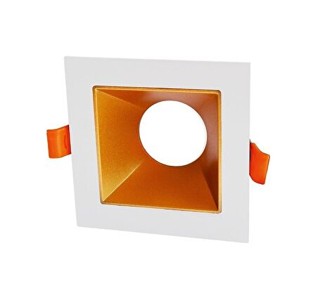 HELİOS DEKORATİF ALÜMİNYUM BEYAZ KASA KARE IP20 G10