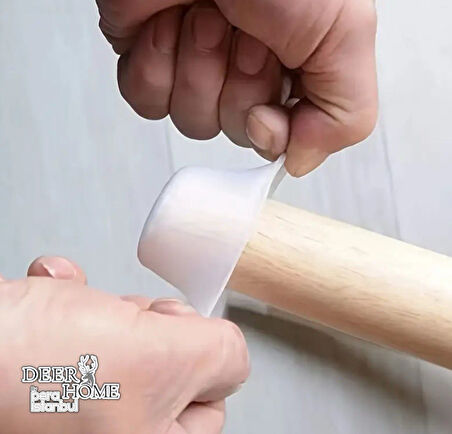 Masa Sandalye Ayak Koruyucu 8'li Silikon Ev Eşyaları Koruma Aparatı Parke Seramik Çizmez Masa Ayağı